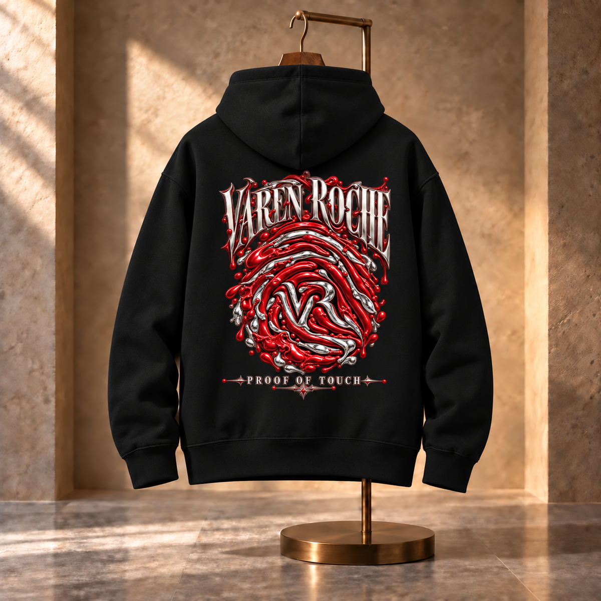 The Ruby Trace Blackout Hoodie