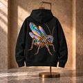 THE OPALINE RELIC OBSIDIAN HOODIE