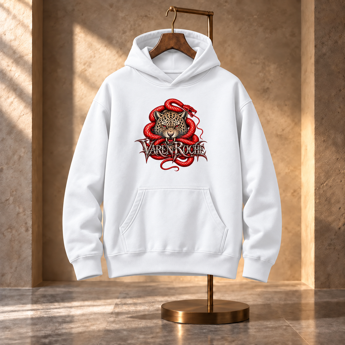The Scarlet Rivalry Bone White Hoodie