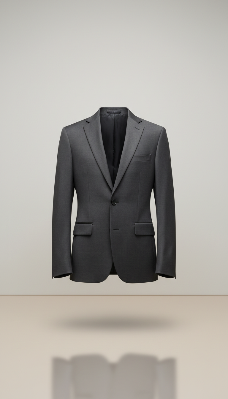 Graphite tailored blazer